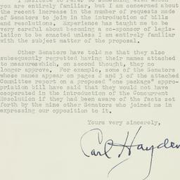 Administrative Record: 1952...