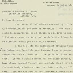 Letter: 1934 November 13