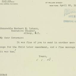 Letter: 1936 April 22