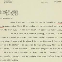 Letter: 1933 August 17