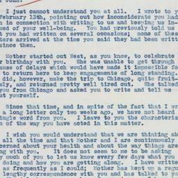 Letter: 1936 February 27