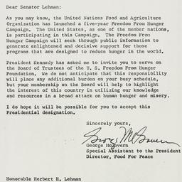 Letter: 1961 October 30
