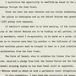 Telegram: 1960 November 2
