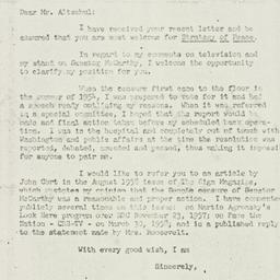 Telegram: 1960 May 20