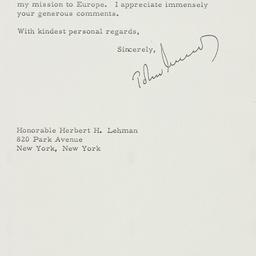 Letter: 1961 June 12