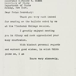 Letter: 1961 January 9