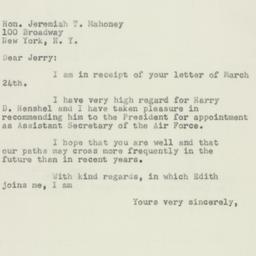 Letter: 1952 March 27