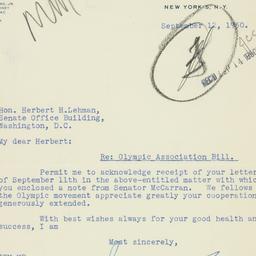 Letter: 1950 September 12