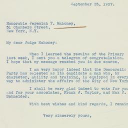 Letter: 1937 September 25