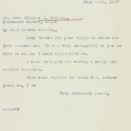 Letter: 1937 July 23