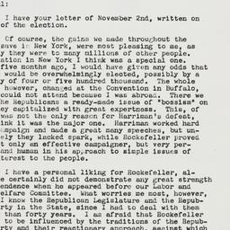 Letter: 1958 November 10