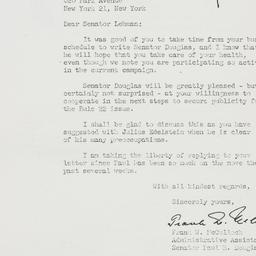 Letter: 1958 October 28