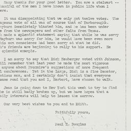 Letter: 1960 January 20
