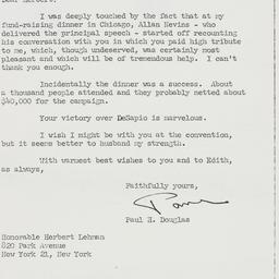 Letter: 1960 June 30