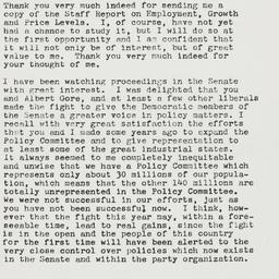 Letter: 1960 January 16