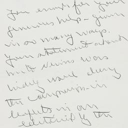 Letter: 1960 November 10