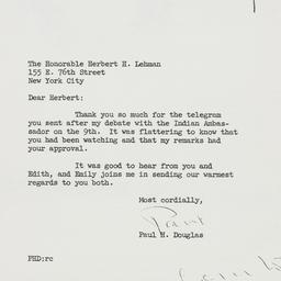 Letter: 1961 September 23