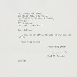 Letter: 1963 September 6