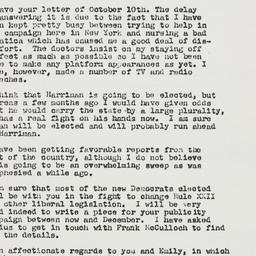 Letter: 1958 October 21