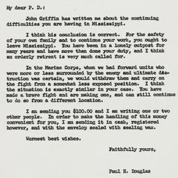 Letter: 1963 October 11