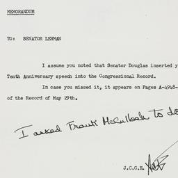 Memorandum: 1958 June 4