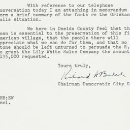 Letter: 1950 June 16
