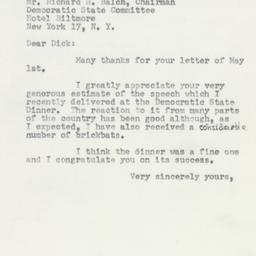 Letter: 1953 May 12
