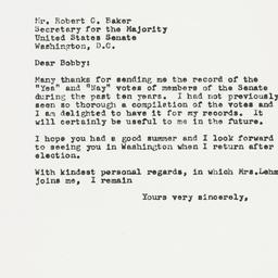 Letter: 1956 October 12
