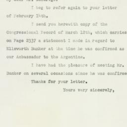 Letter: 1951 March 20