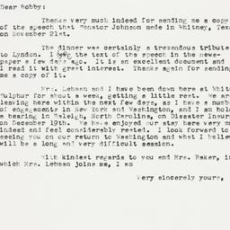 Letter: 1955 December 7