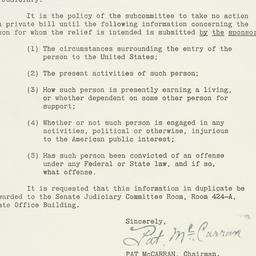 Letter: 1950 August 14