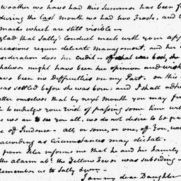 [Document, 1809 August 01]