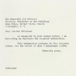Letter: 1950 April 13