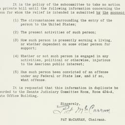 Letter: 1950 August 22