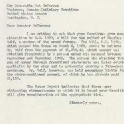 Letter: 1950 April 3