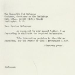 Letter: 1950 April 10