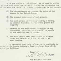 Letter: 1950 August 22
