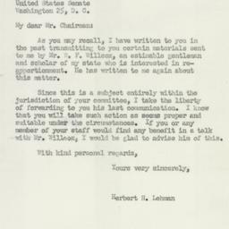 Letter: 1950 August 12