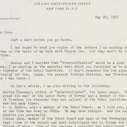 Letter: 1947 May 28