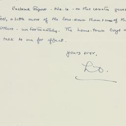 Letter: 1946 October 5