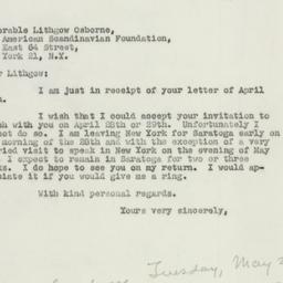 Letter: 1947 April 17