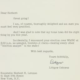 Letter: 1950 November 13