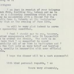 Letter: 1952 April 28
