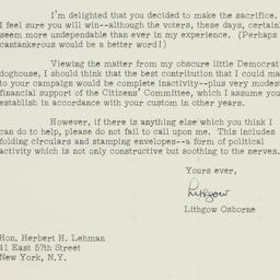 Letter: 1949 September 16