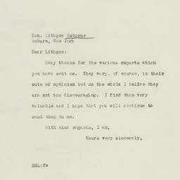 Letter: 1946 October 8