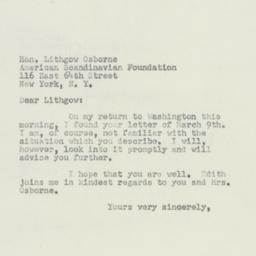 Letter: 1950 March 13
