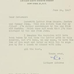 Letter: 1947 June 24