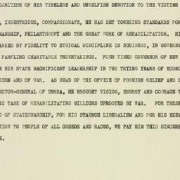 Speech: 1947 May 15