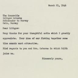Letter: 1946 March 21