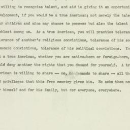 Speech: 1941 May 18